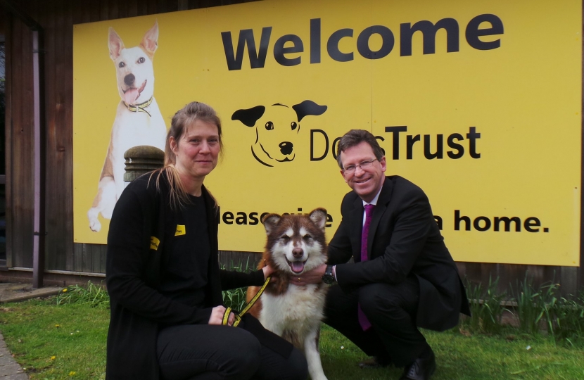 Jeremy Wright at Dogs Trust Kenilworth