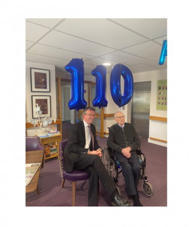 John Farringdon at 110